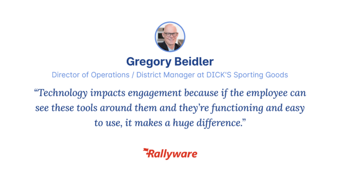 retail sales enablement quote from Gregory Biedler
