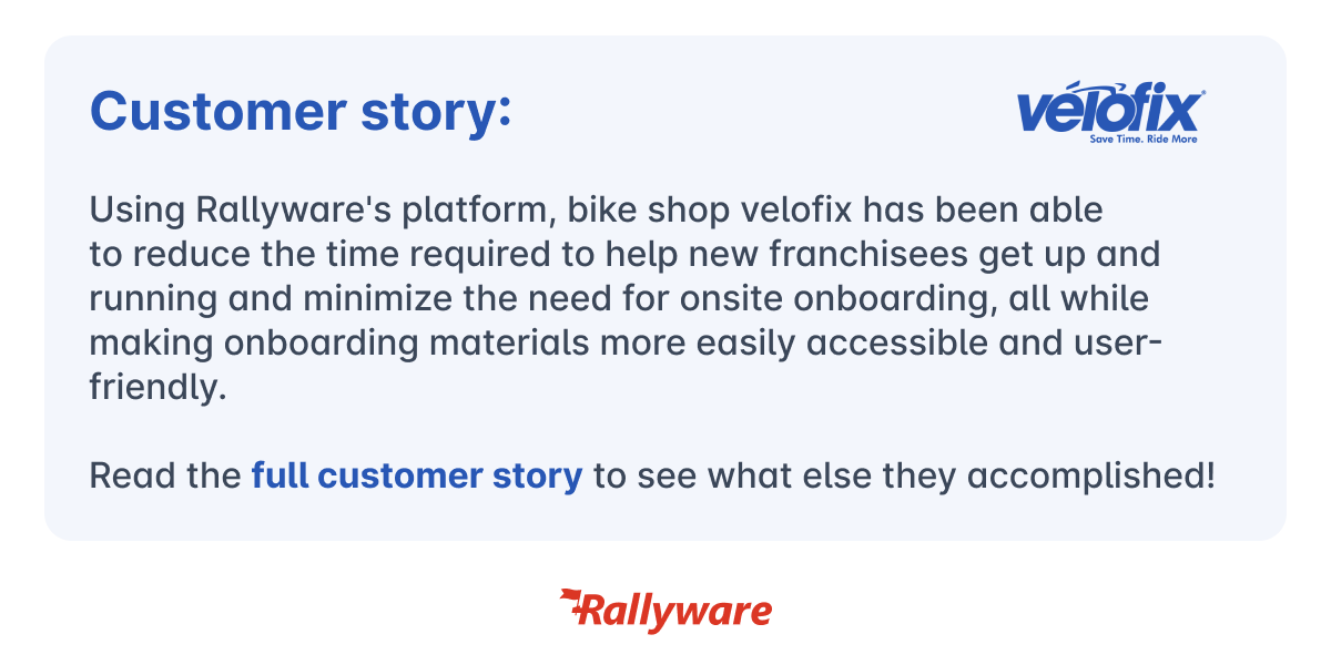 velofix customer story about employee onboarding