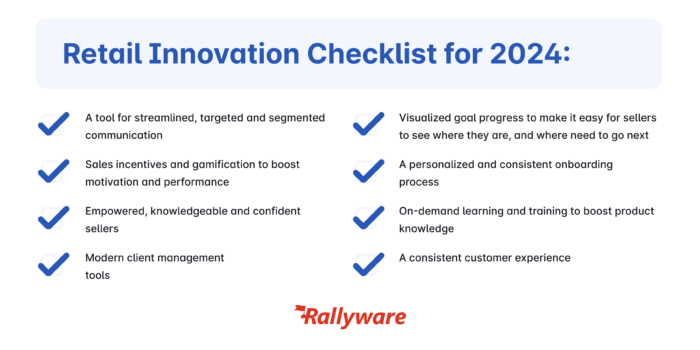 retail task management software  innovation checklist for 2024 